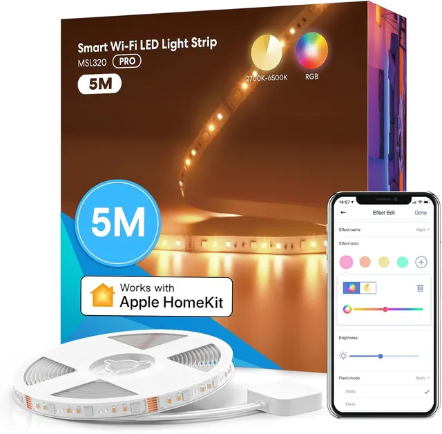 Meross Tiras LED WiFi HomeKit 5M