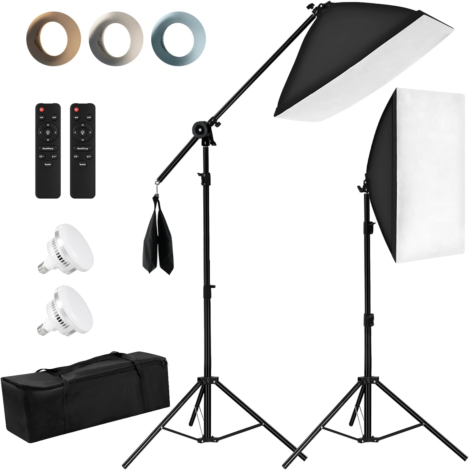NiceVeedi Softbox 50x70cm Kit 2-Pack