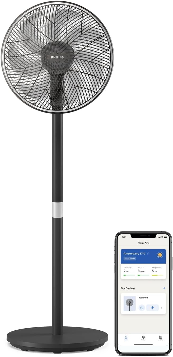 Philips Serie 3000 Smart Ventilador de Pedestal 2 en 1