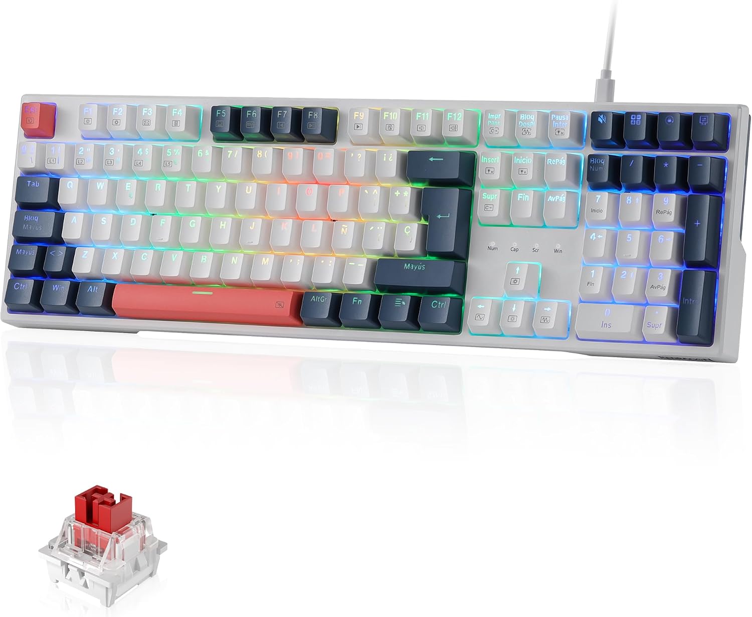Redragon K668 RGB Teclado Gaming Mecánico