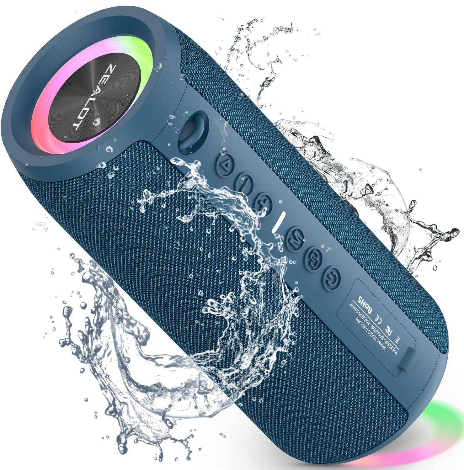Zealot Altavoz Bluetooth 40W LED IPX6 30h
